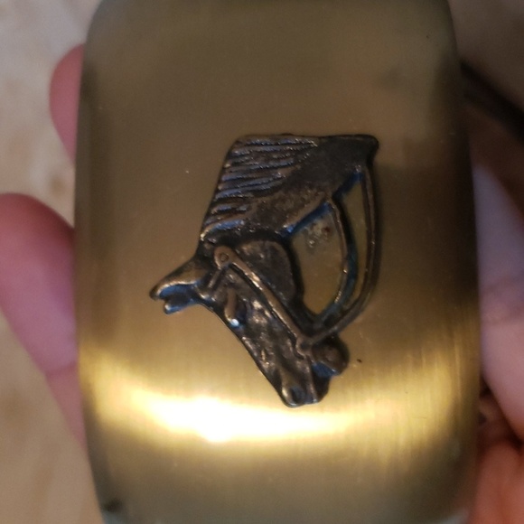 The western shop banff by chamber phoenix black leather hand finished 42 belt - Picture 3 of 8